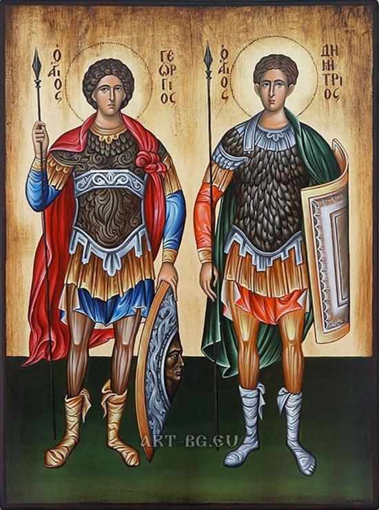 Икона на Свети Георги и Свети Димитър